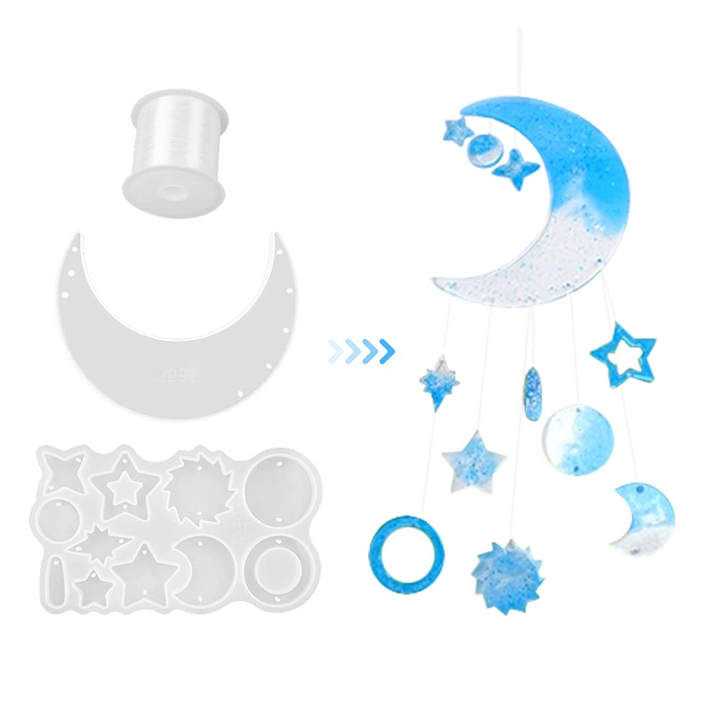 Suaxisi Silicone Resin Molds (Wind Chimes)