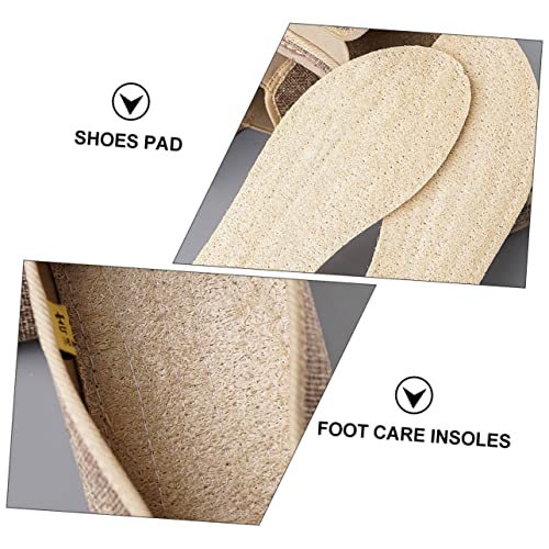 2 pares de plantillas de esponja de lufa transpirables para hombre y mujer miniatura 4