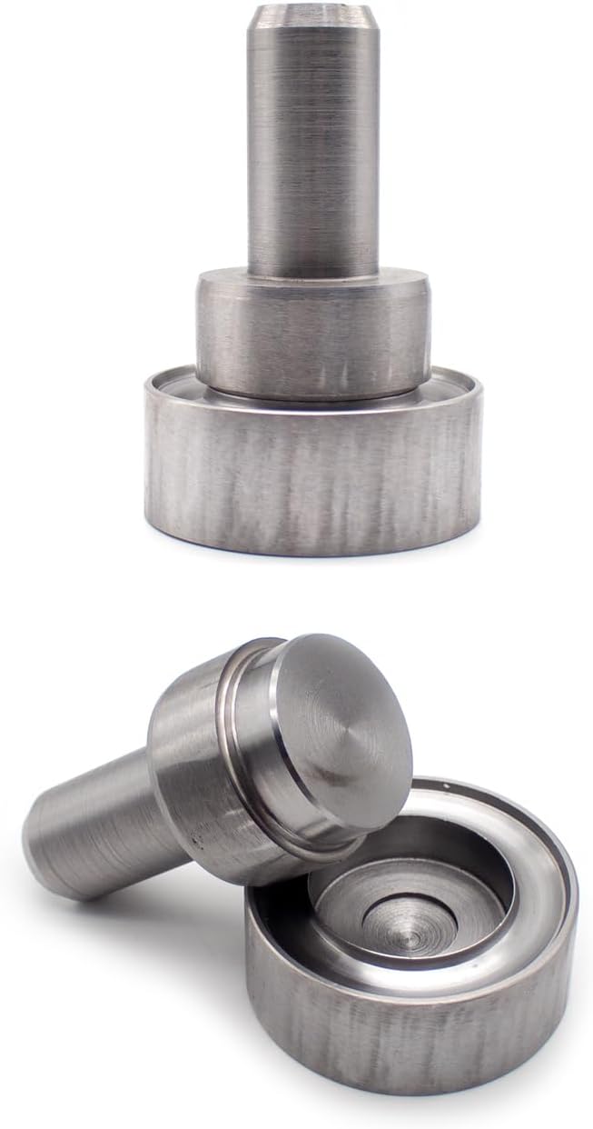 Professional Eyelet Punch Tool Kit with Base 30/40mm DIY Grommet Rivet Setting Tool for Leather Fabric Paper Crafts（40MM）