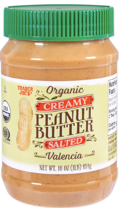 Image of Trader Joe's Organic Creamy Peanut Butter, Salted Valencia, 16 oz