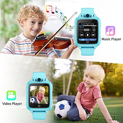 Efolen Smartwatch Kinder, Kinderuhr mit 14 Spiele & Kamera Für 3-10 Jahre, Blau - Image 4