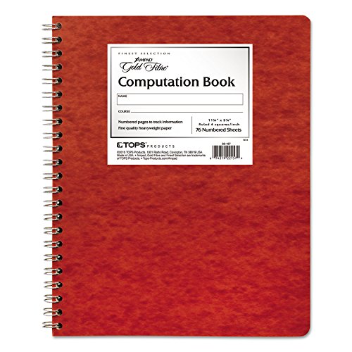Ampad 22-157 Computation Book, 4X4 Quad Ruled thumb #2