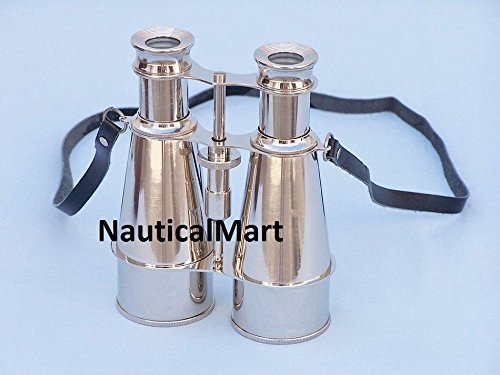 Amazon | NAUTICALMART Captainsクロム双眼鏡withレザーケース6