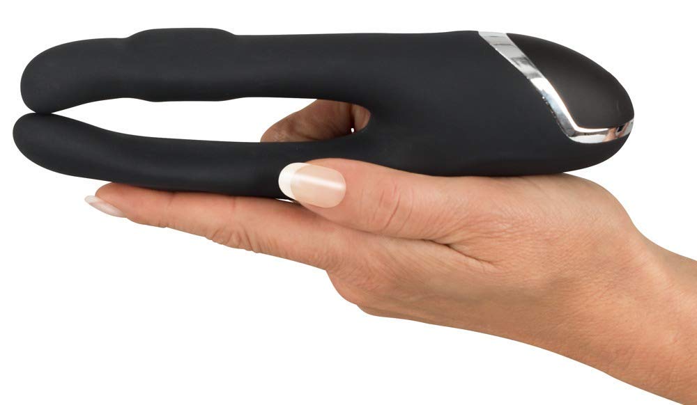 ORION Doppel-Vibrator - stimulierender Rabbit-Vibrator fr Frauen und  Mnner, mit 10 Vibrationsstufen, zur Klitoris- und Hoden-Stimulation,  schwarz : Amazon.de: Drogerie & Krperpflege