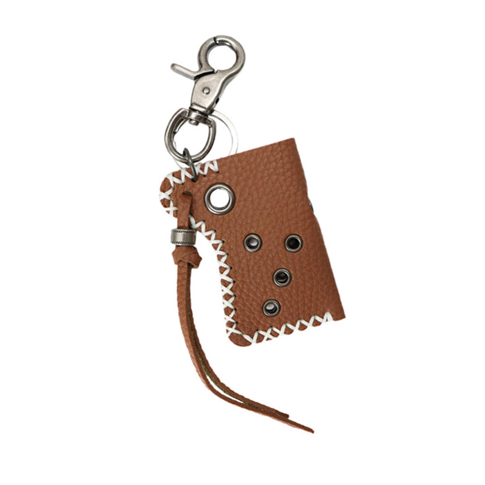 FABLOFT PU Leather Lighter Case Holder Compact Portable Pouch for Party Camping Home Brown-image-31