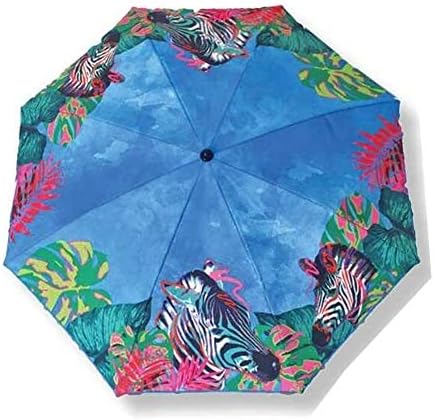 PMU Jungle Themed Beach Umbrella Heavy Duty 160 Gram Polyester Top Thick Pole w/Tilt Pkg/1