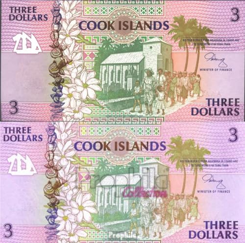 Billet Cookinseln Pick-no: 7a Neuf 3 Dollars Prophila
