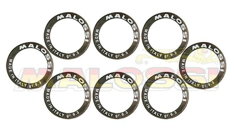 Galets Malossi ø25x17 16g résout les creux de régime moteur