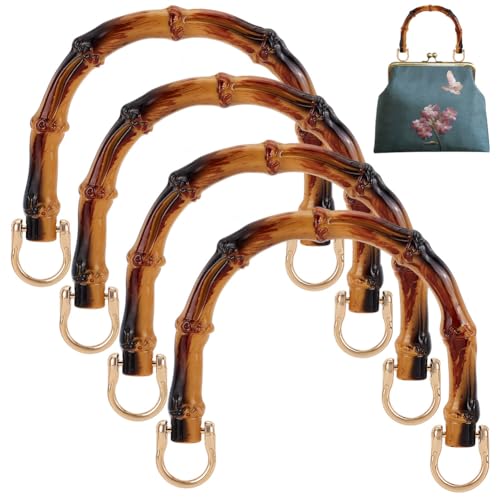 PH PandaHall 4pcs U-Shaped Handbag Handles, Purses...