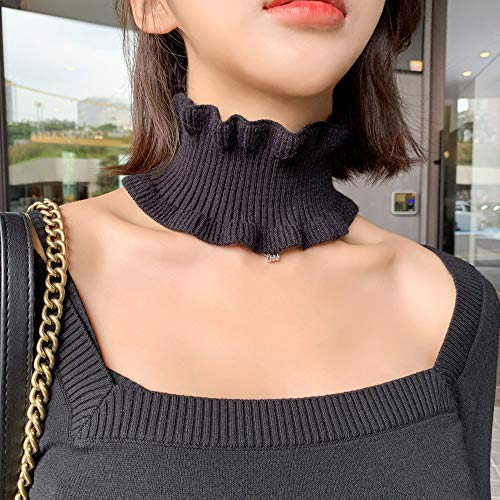 High Grade Winter Turtleneck Dickey Collar Knitted Neck Warmer4