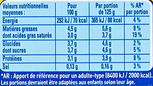 La laitière yaourt nature le pack de 4x125g - vue 3