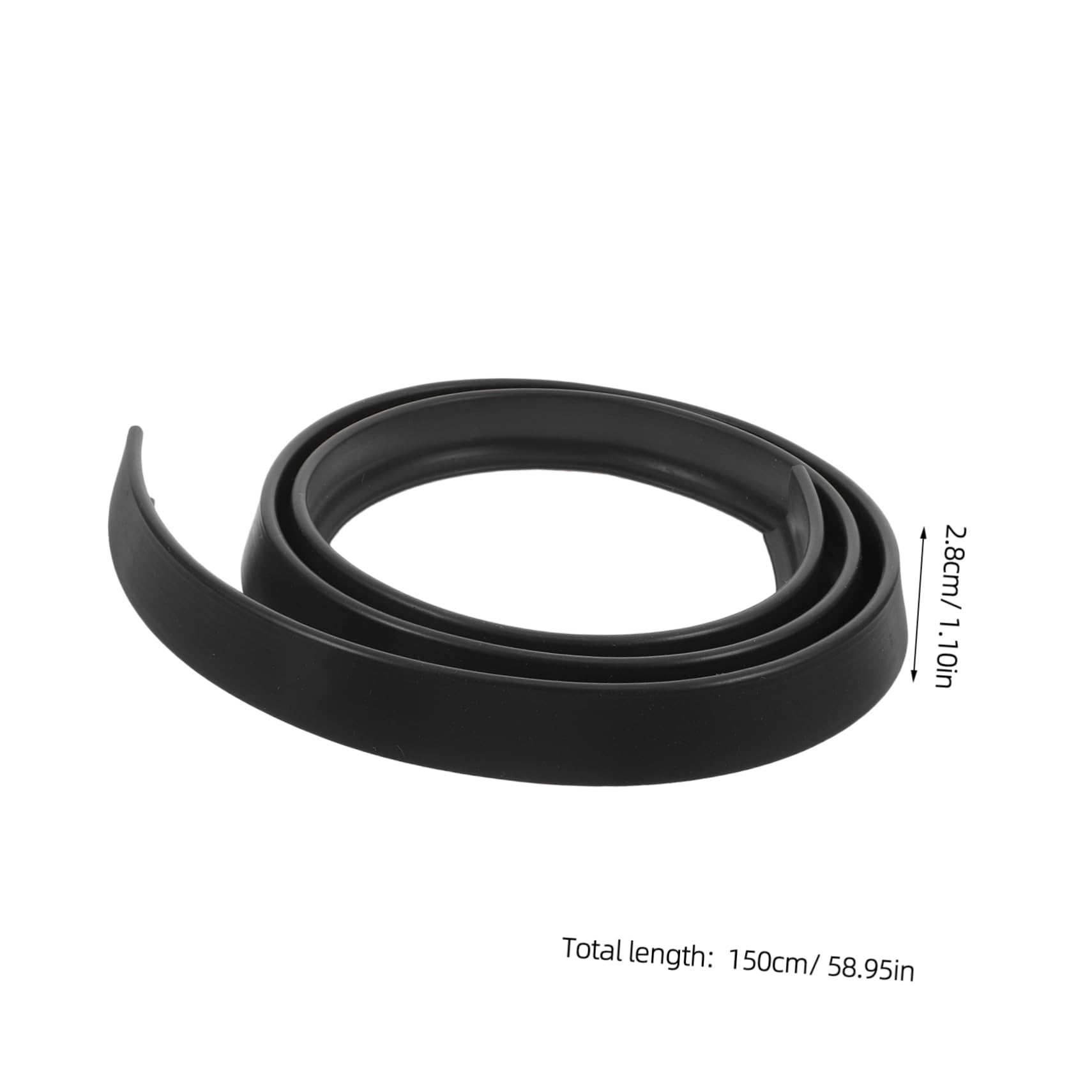 FONDOTIN Self-Adhesive Water Stopper for Shower Floor Splash Guard Barrier to Keep Bathroom and Kitchen Dry Suitable for Showers and Bathtubs