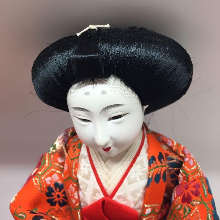★ノーブランド品★良品 おおきなひな人形 官女 雛まつり 三月節句＃3001