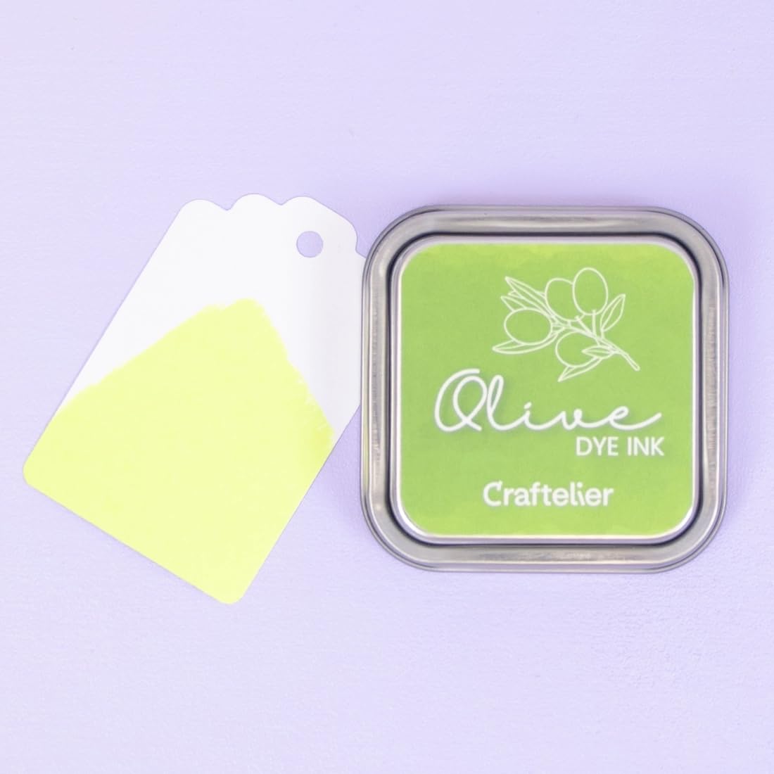 Craftelier Inchiostri A Base Acqua Per Timbri - Scatola Metallica 21 Colori, Per Carta E Cartoncino - Foto 5