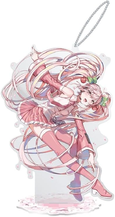 Amazon 初音ミクシリーズ スタンド付ビッグクリアキーチェーンマスコット 桜ミク 22 藤実なんな アニメ 萌えグッズ 通販