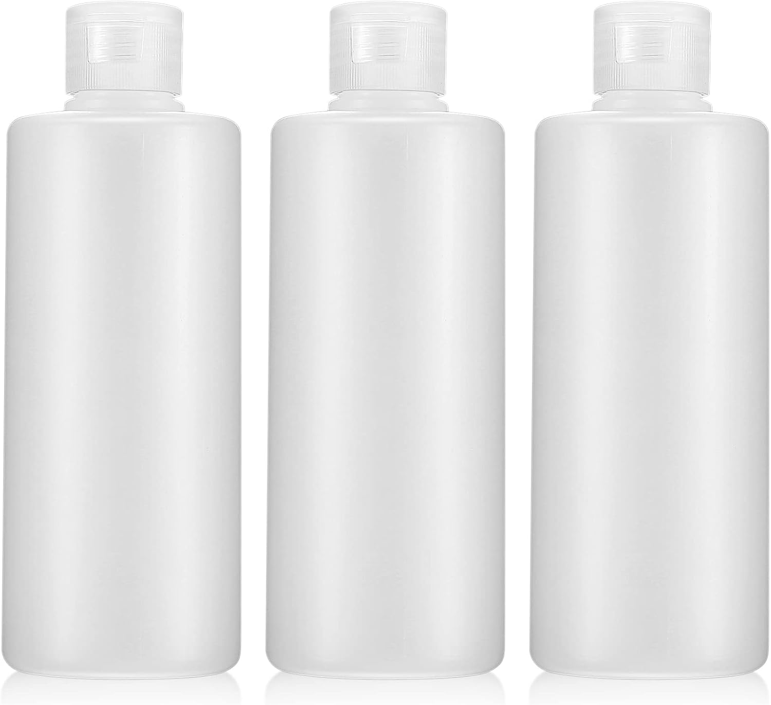 3 Pcs 200ml Travel Bottles, Empty Refillable Squeeze Bottle with Flip