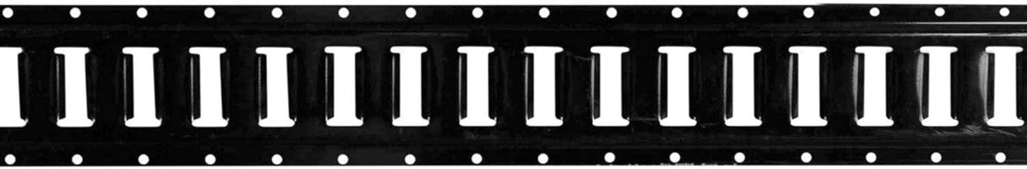 DC Cargo Mall E Track Tie-Down Kit - 10 Pieces: 4 ft Black E Track Rails & E Track Ratchet Straps