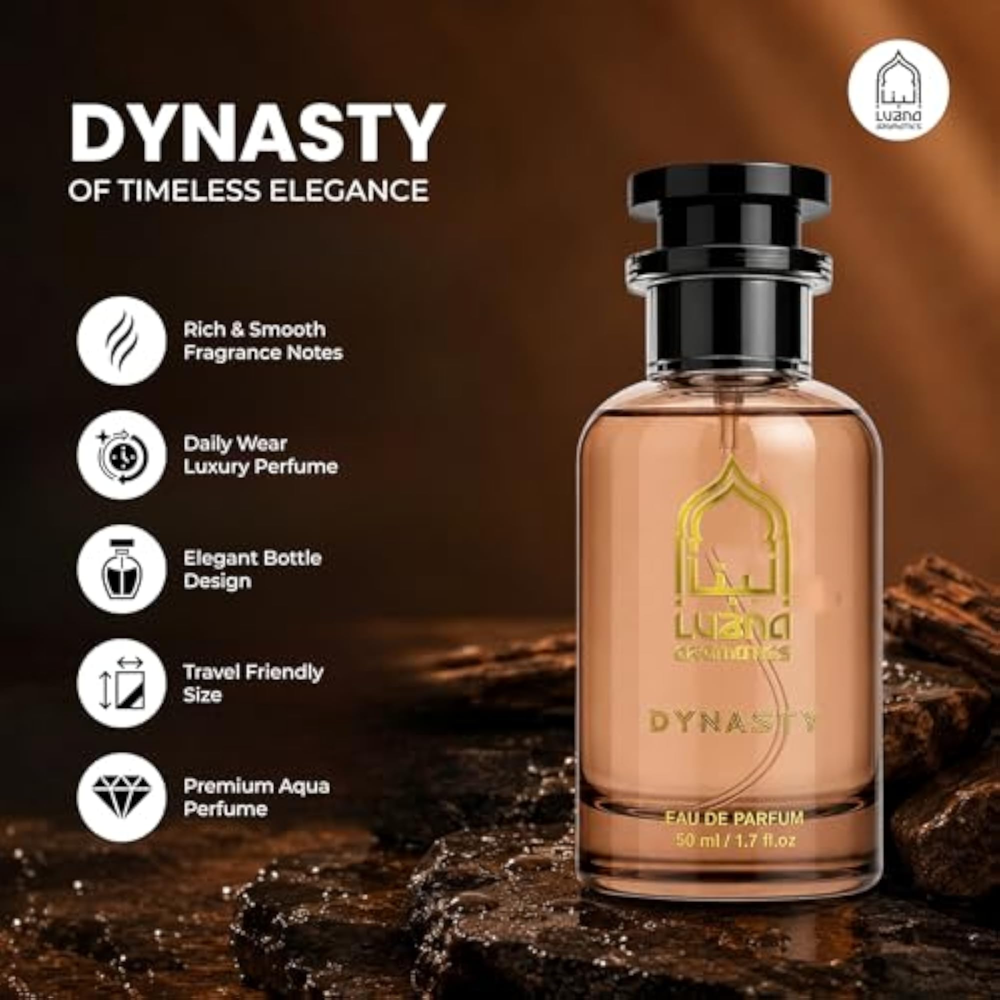 Dynasty Eau De Parfum, Long Lasting Luxury Fragrance
