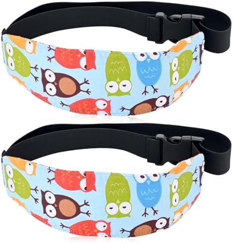 2 Pieces Baby Carseat Head Support Dinosaur Dolphin Band Strap Headrest Stroller Seat Sleeping Headrest Neck Relief Head Strap Headband For Kids Children Toddler Infant - View #8