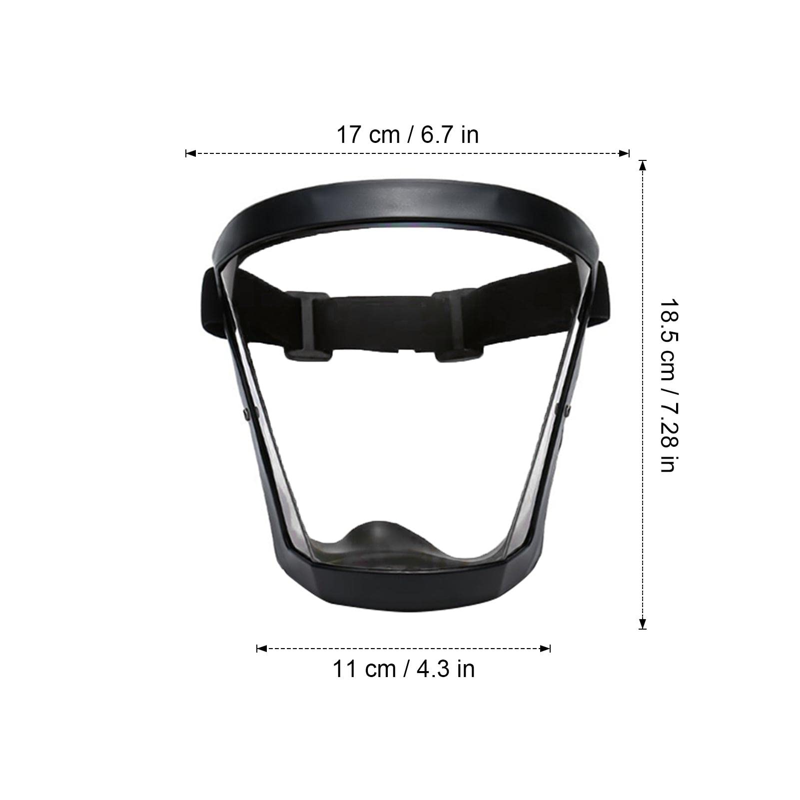 Scudo Viso Visiera Protettiva Trasparente Antiappannamento - 2 - Foto 9