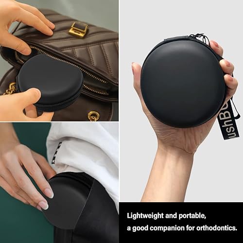 Miniatura 6 de Gxamz Estuche de retención de ortodoncia con bolsa organizadora, funda de alineador, bolsa de retención, estuche de viaje, caja protectora bucal
