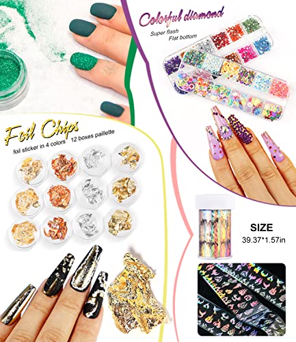 Kit acrílico para uñas con lámpara y accesorios miniatura 4