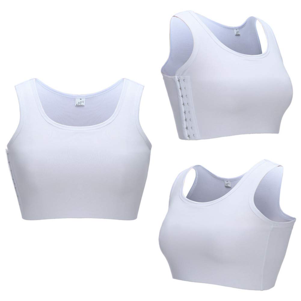 AFKCBUChest Binder Women Breast Binders 3 Rows Flat Front Hook Vest Casual Compression Shapers Body Shaper Corset S-6Xl