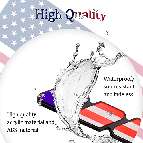 Image of Grille Decor Badge, Tri-Color Grille Insert Trims | Tri-Color Grille Badge Emblem Decoration Accessories Car Truck Label Fit for Most Vehicles
