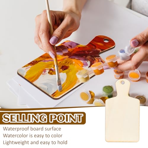 Suzile 36 Piezas Mini Tabla de Cortar de Madera con Mango miniatura 4