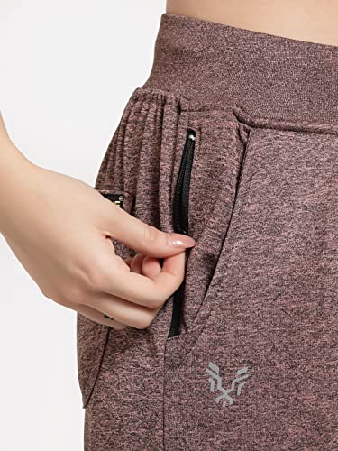 Image of UZARUS Women's Slim Fit Polyester Track Pants
