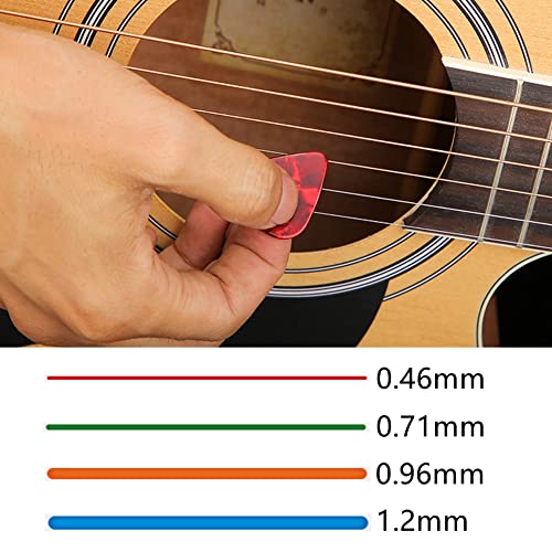 Lot de 20 Médiators pour Guitare, 4 Épaisseurs Différentes Plectre Guitare en Celluloïd Pick Guitare 0,46 /0,71/0,96 /1… - Les Beatles, Paul McCartney, John Lennon, RIngo Starr, George Harrison Lot de 20 Médiators pour Guitare, 4 Épaisseurs Différentes Plectre Guitare en Celluloïd Pick Guitare 0,46 /0,71/0,96 /1… – Image 5