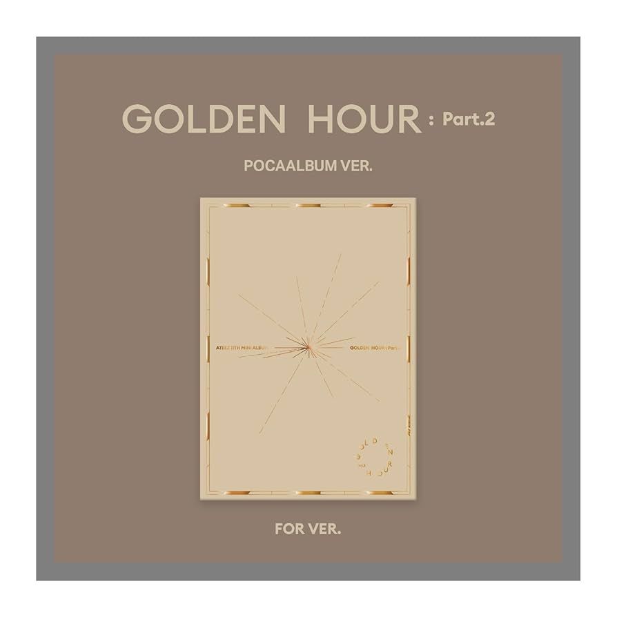 Amazon.com: AT'EEZ GOLDEN HOUR Part.2 11th Mini Album with