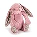 JELLYCAT - Peluche lapin rose fleuri - Rosa chiara, 18 cm