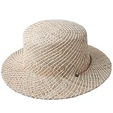 [レックハッター] ガマブレード カンカンハット 帽子 麦わらハット ハット 麦わら帽子 春 夏 秋 メンズ GAMA BOATER HAT RH-215 ベージュ M