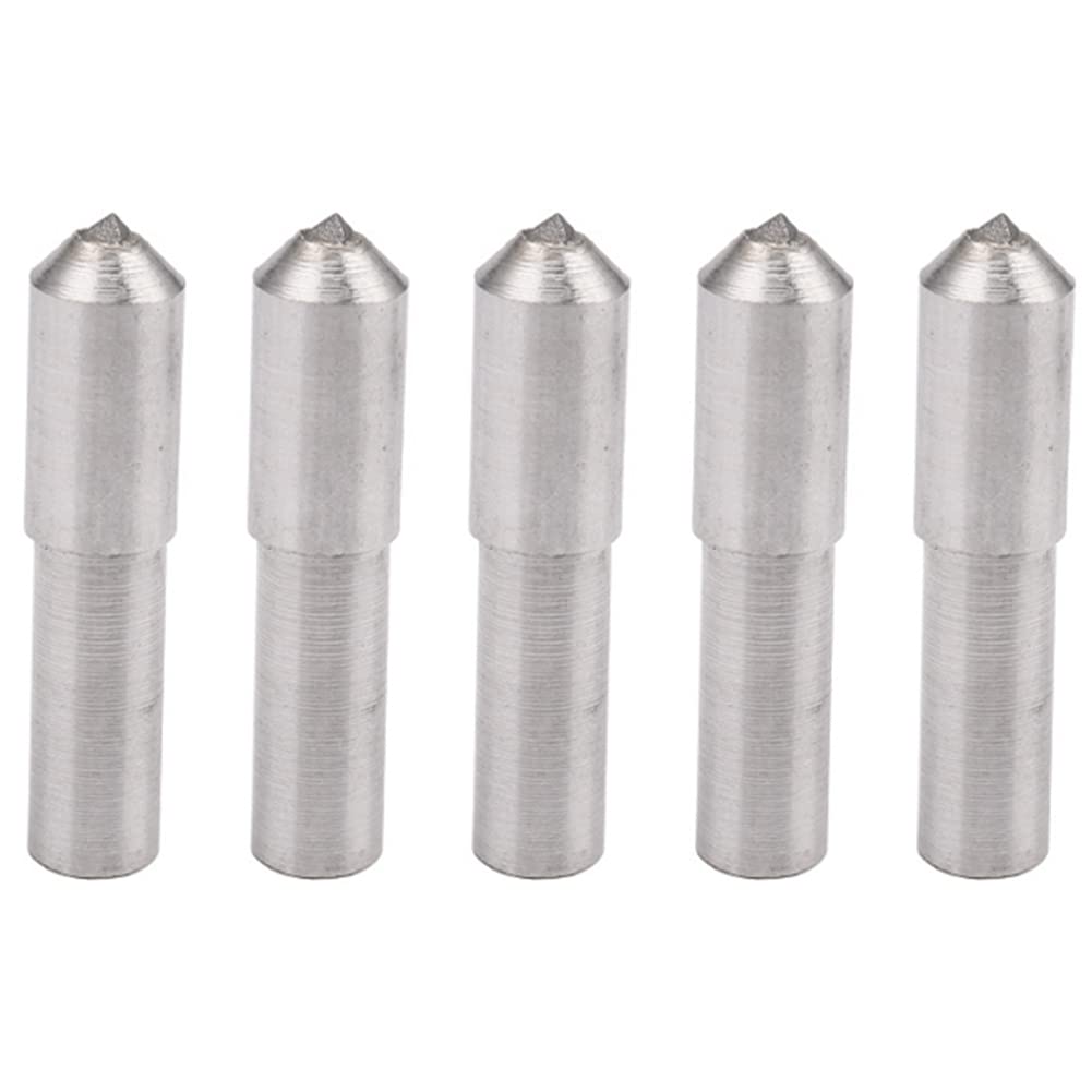 Aisuoka 5Piece Round Pen Grinding Wheel Single Point Abrasive Tool Dresser Grinder Holder