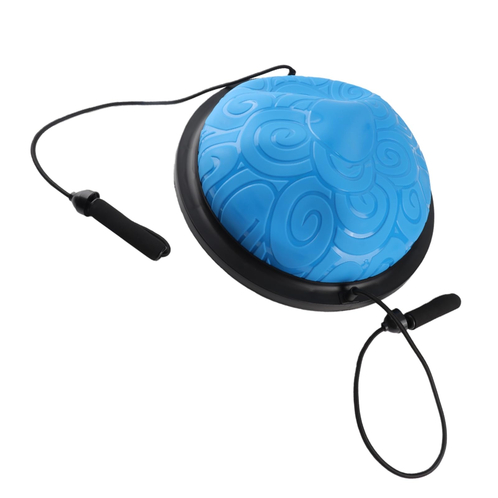 Mezza Palla per Bilanciamento Fitness, Anticaduta, per Esercizi di Yoga, Pilates, Viola, 18,1x18,1x7,9 Pollici