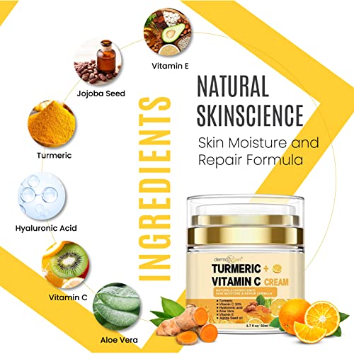 Dermaxgen FJFIEJFOK826 Turmeric Face Cream + 30% Vitamin C Glow Boosting Moisturizer & Skin Repairing thumb #1