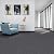 MYOYAY 20Pcs Carpet Square Tiles 20'' x 20'' Heavy Duty Commercial Carpets Squares Cuttable Carpet Floor Tile Washable for Home Office Hotel, Dark Gray, 20 Tiles/53.8 sq Ft