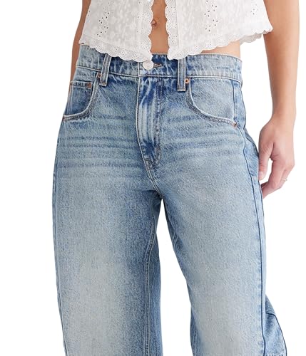 AEROPOSTALE Womens Mid-Rise Barrel Leg Jean2