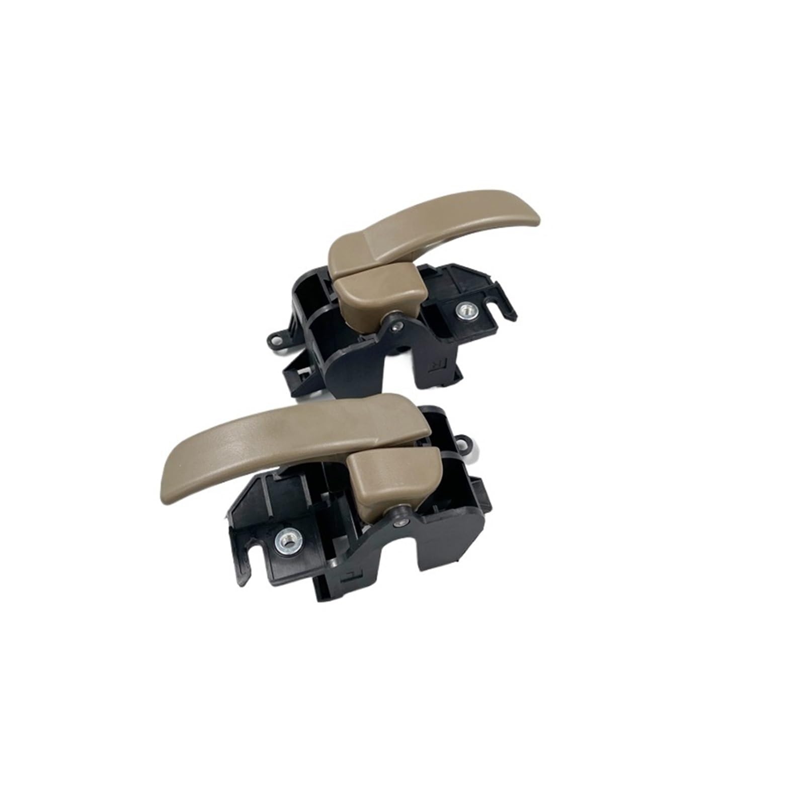Jeviuwi Car Inner Door Handle Replacement for Nissan for Frontier for Navara D40 for Pathfinder for Xterra 2005-2013 Brown and Chrome Door Inner Handle(Brown 1 Pair)