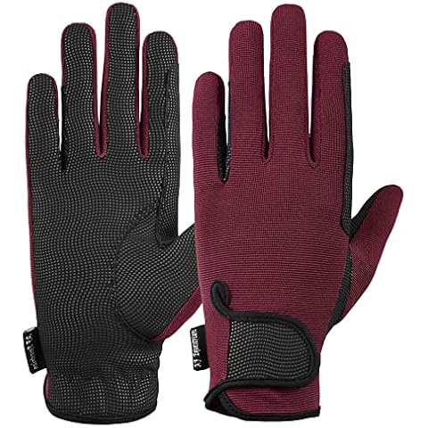 AF Equestrian Ladies Synthetic Leather Riding Gloves Cover