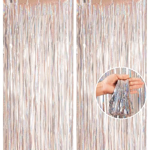 Ampia applicazione: le decorazioni per tende in lamina sono spesso utilizzate nella decorazione di sfondo di nozze, decorazioni per feste di compleanno, decorazioni per palloncini, pareti di sfondo per ufficio, mascherate, decorazioni per palchi a T, ecc. È il regalo perfetto per sfondo fotografico, Natale, San Valentino, Halloween, Pasqua, laurea, baby shower.