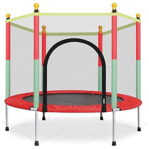 Gziztx Trampoline d'extérieur pour enfants Ø 140 cm,...