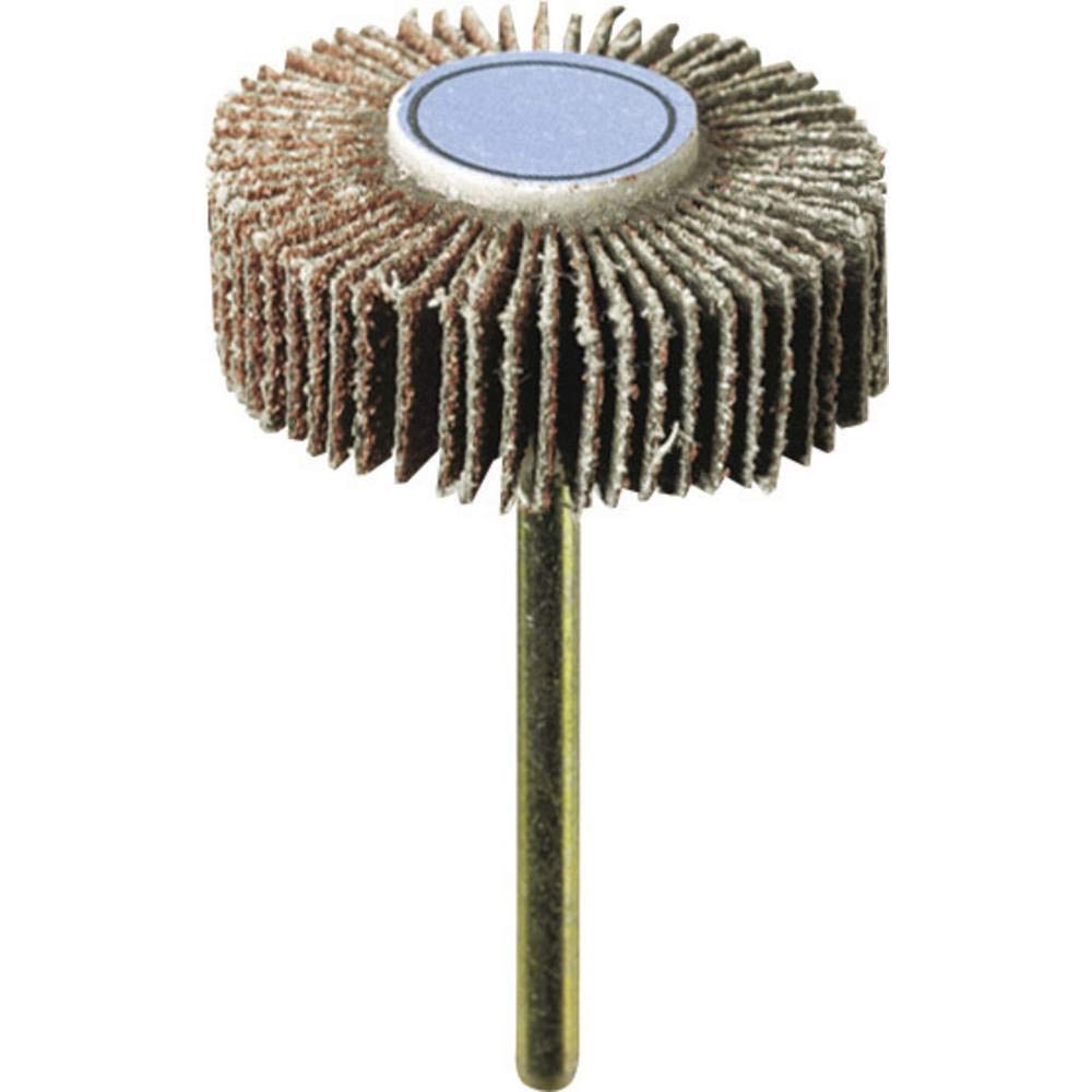 Dremel 502 Disco lamellare (9,5 mm, grana 80), accessorio per utensili rotativi per la levigatura, la rimozione di materiale leggero e la levigatura della finitura