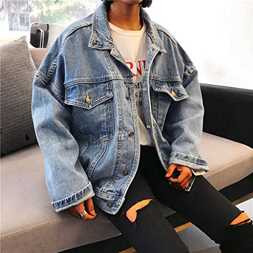 Loose Denim Jacket Coat for Women 
