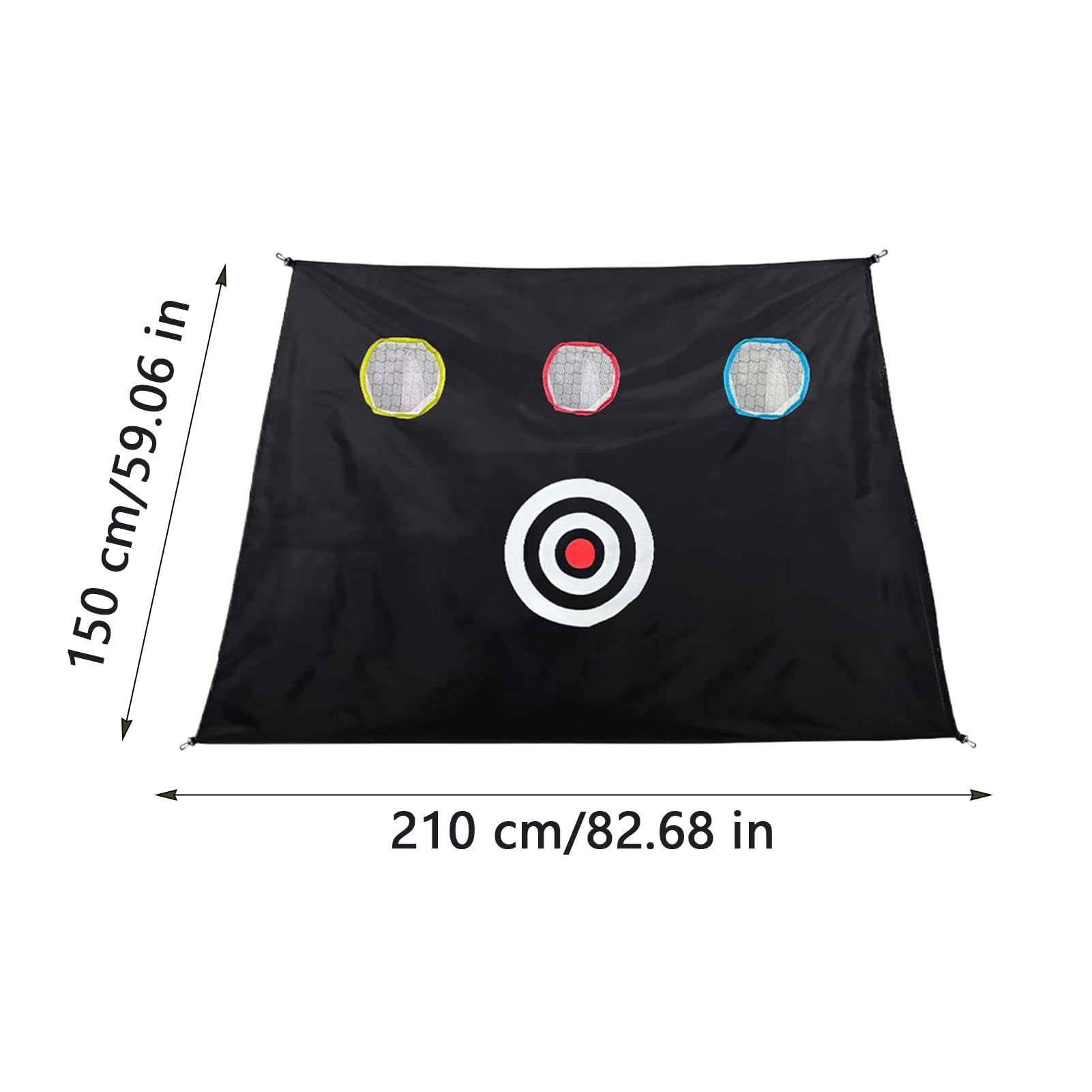 Cible d'Entraînement de Golf en Toile - Filet d'Entraînement de Frappe | Accessoires d'Entraînement Équipement de Practice pour Intérieur Extérieur Jardin Hommes