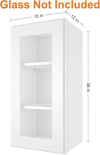 Miniatura 3 de LOVMOR Armario montado en la pared, botiquín, almacenamiento sobre el inodoro con puerta de cierre suave y estante ajustable para baños, cocinas