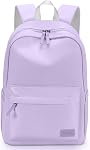 HOMIEE Lightweight Stylish Daypack, Water-Resistant Backpack Unisex Laptop Bookbag, 14-Inch Laptop Casual Backpack for Women & Men, Travel/School/Casual/Work Backpack, Ivory