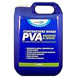 5 Litre 1 HOUR PVA CONTRACTORS GRADE PRIMER ADHESIVE AND SEALER GLUE