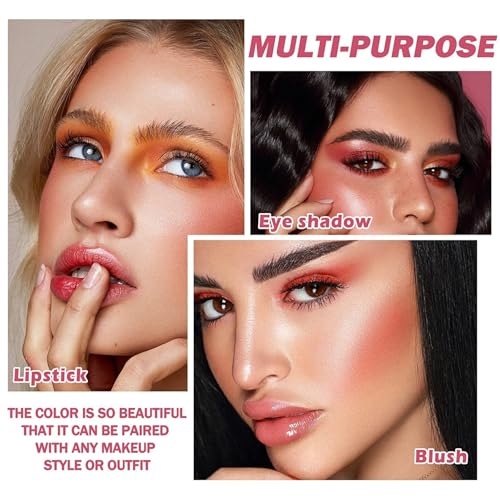 3Pcs Plumping Lip Oil Set,Fat Lip Oil,Press Lipstick Solid Moisturizing Lip Balm,Glitter Shine Tinted Lip Oil Set,Plumps Liquid Lipgloss Balm,High-Shine, Plumps,Long Lasting Non-Sticky Lipstick - Image 8